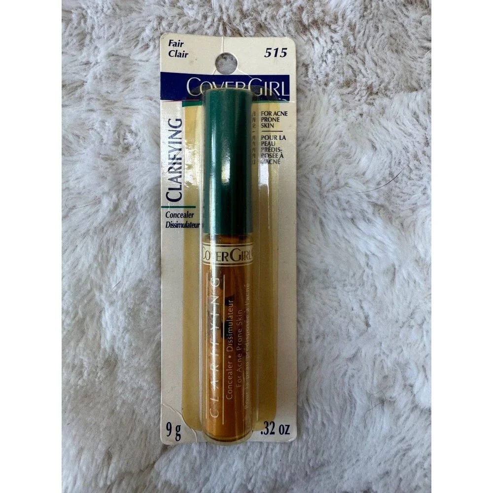 VTG 90s NEW CoverGirl Clarifying Concealer for Acne Prone Skin 515 Fair Clair